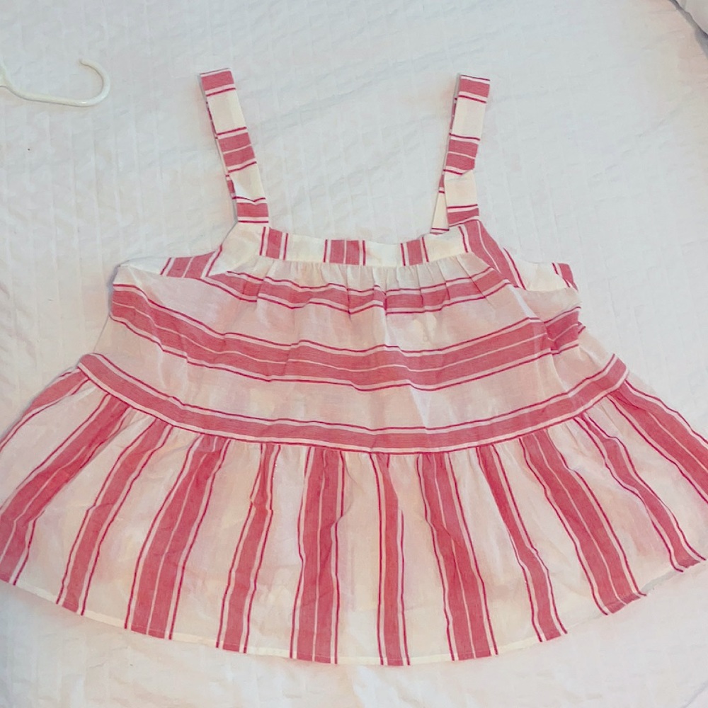 LOFT loose flowing crop tank top